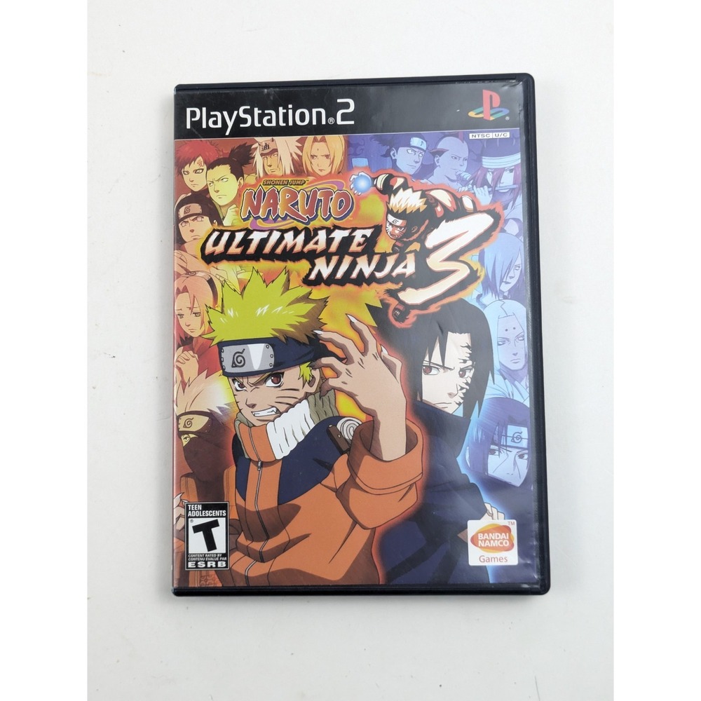 Naruto: Ultimate Ninja 3 ( Sony PlayStation 2, 2008 ) PS2